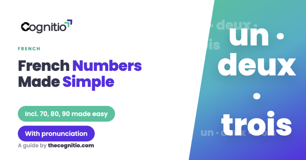 French Numbers 1-100: An Easy Guide with Pronunciation