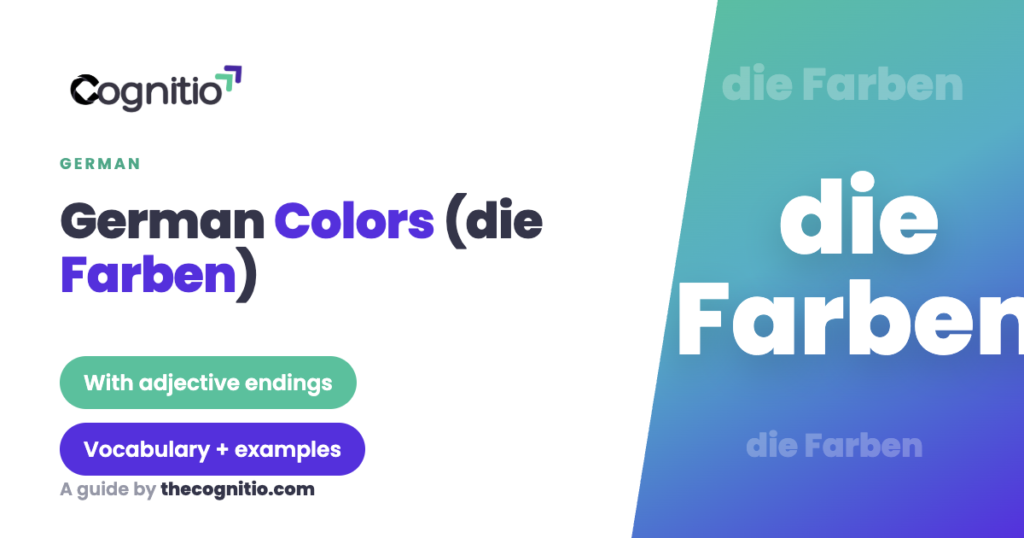 German Colors (die Farben): A Clear, Friendly Guide