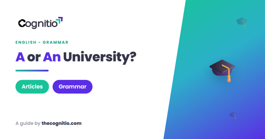 a or an university