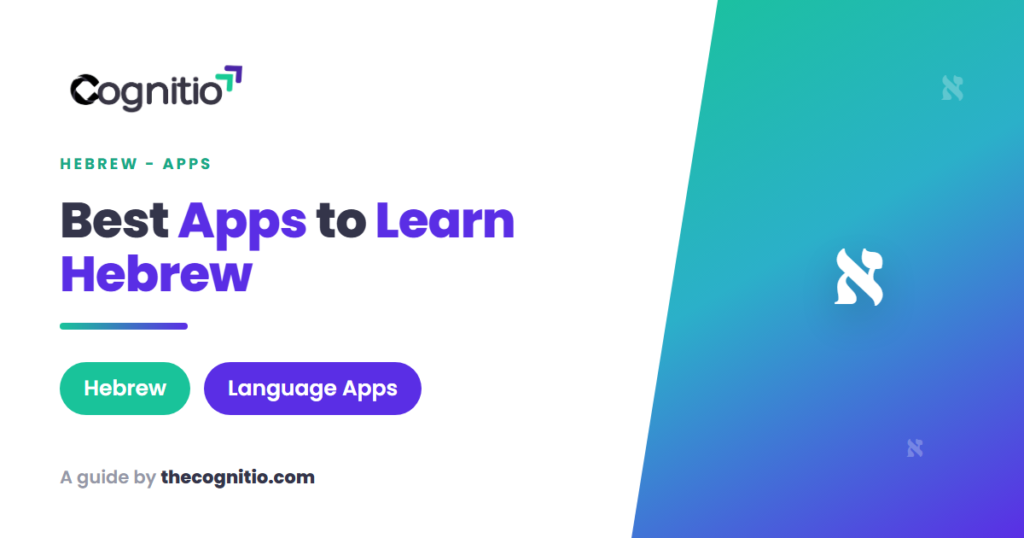 apps to learn Hebrew