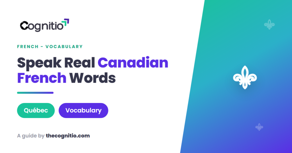 Canadian French words