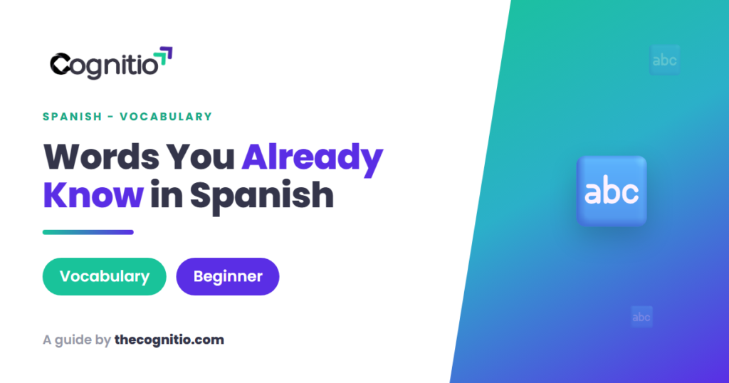 cognates in Spanish