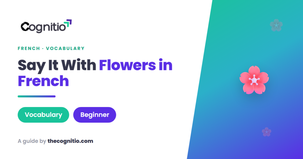 flowers in French