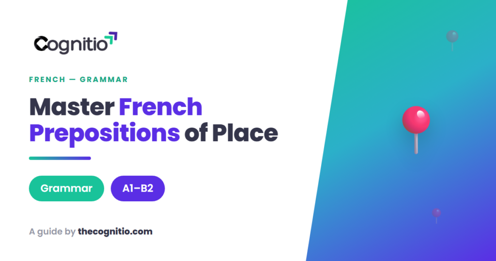 French prepositions of place
