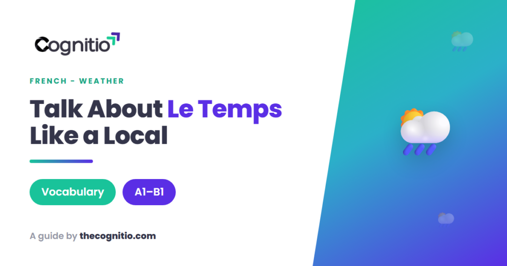 French weather vocabulary