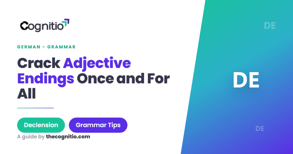 German adjective endings