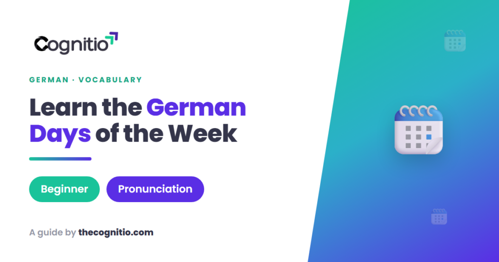 German days of the week