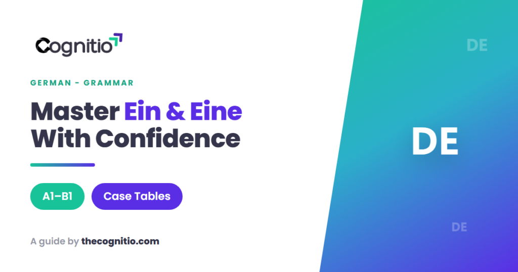 German indefinite articles