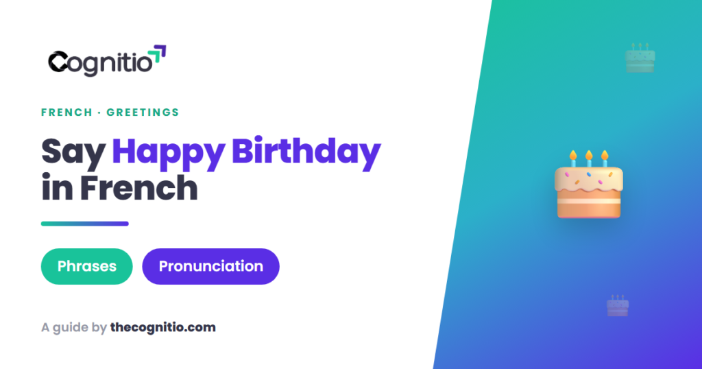 happy birthday in French