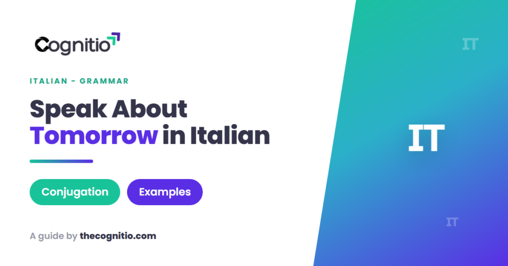 Italian future tense