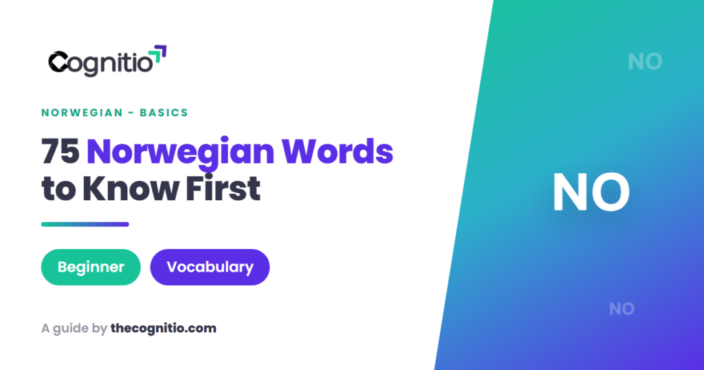 75 Essential Norwegian Words for Beginners (2026 Guide)