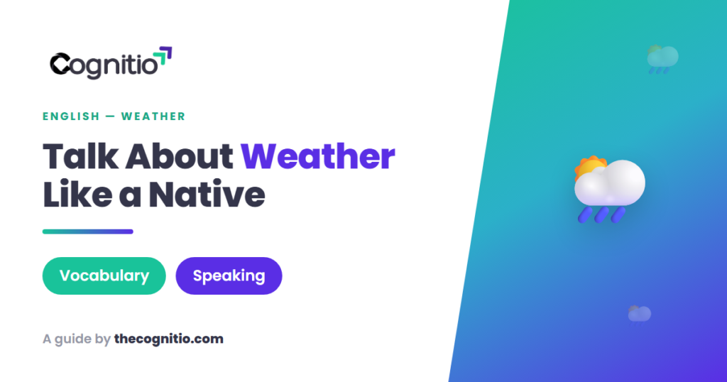 weather vocabulary in English