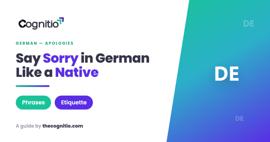 sorry in German