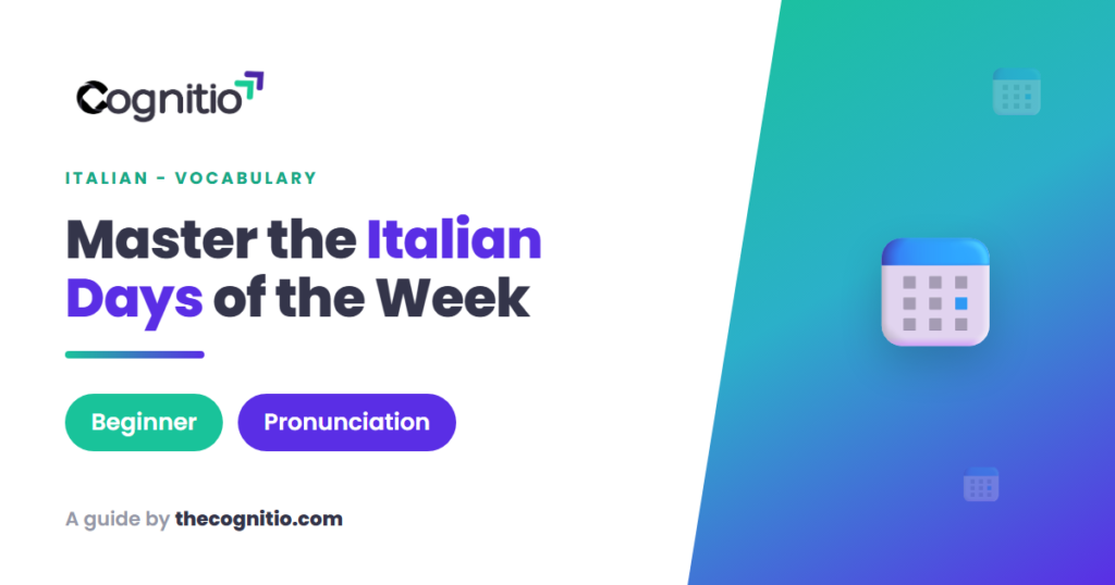 Italian days of the week