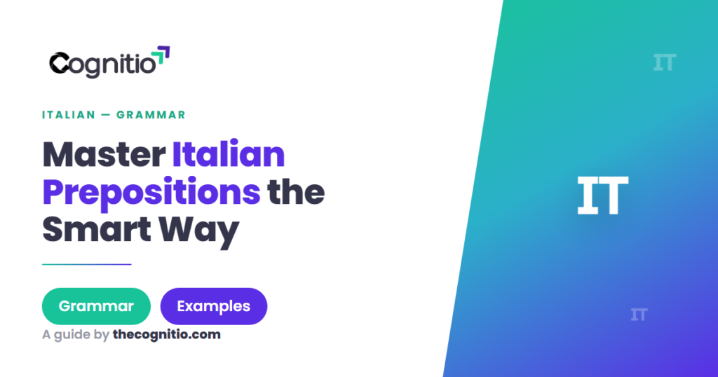 Italian prepositions