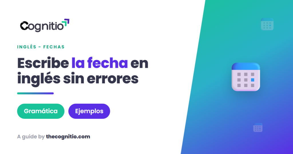 la fecha en inglés