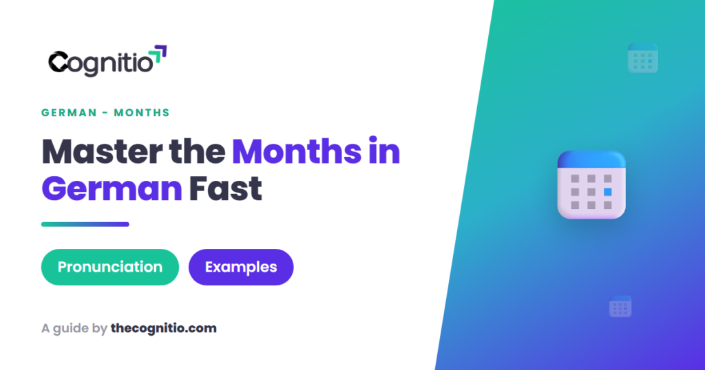 months in German