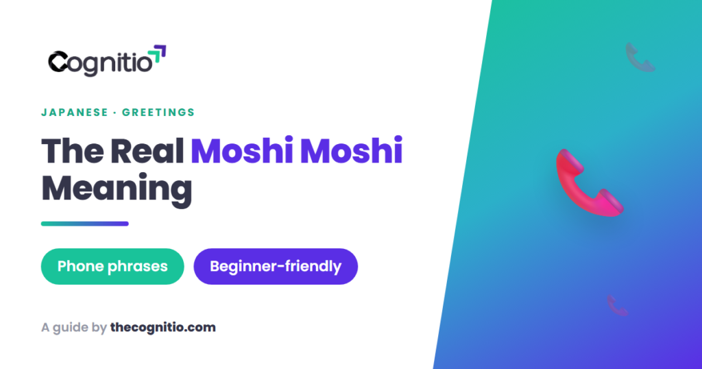 moshi moshi meaning