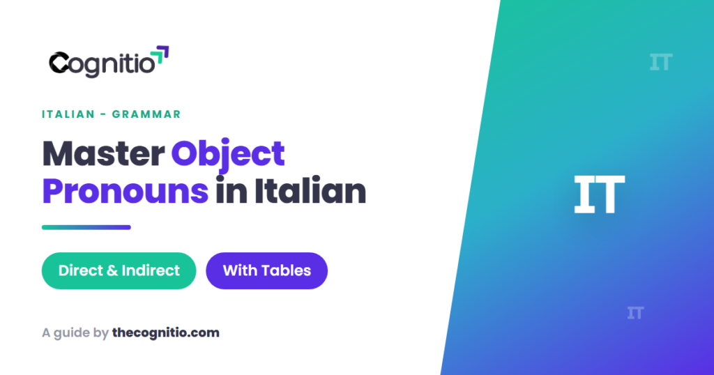 object pronouns in Italian