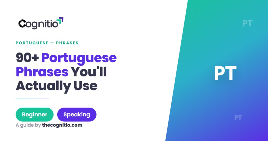 Portuguese phrases for beginners