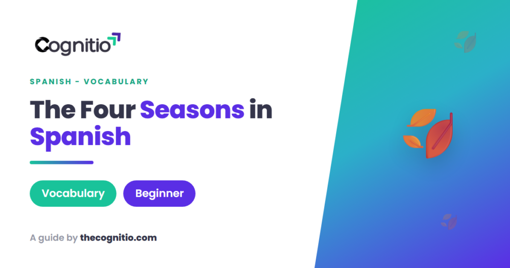 seasons in Spanish
