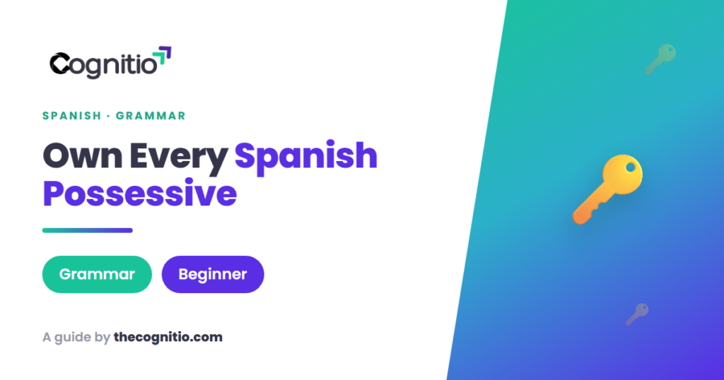 Spanish possessive adjectives