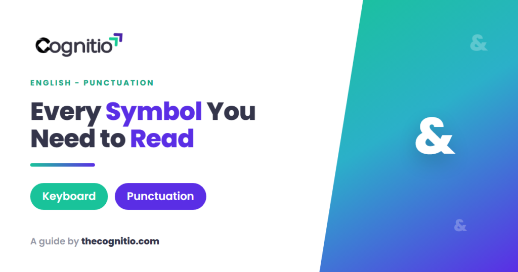 Symbols in English: Names, Meanings & How to Use Them