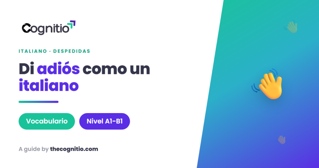 adiós en italiano