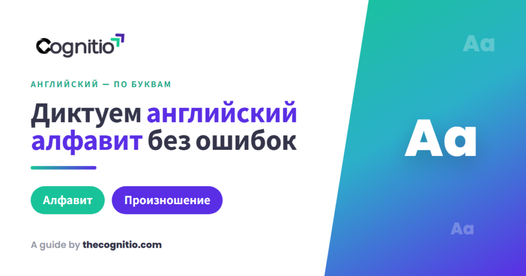 английский алфавит по буквам