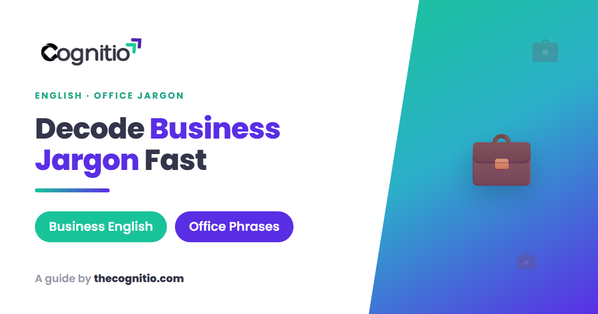 Survivial Example Business Jargon Examples: 50+ Office Phrases Decoded