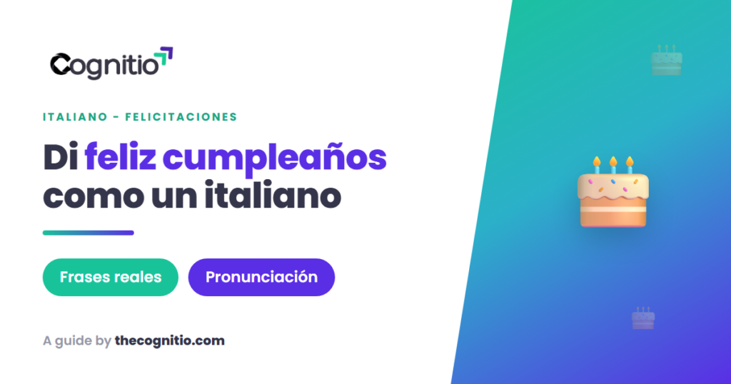 feliz cumpleaños en italiano