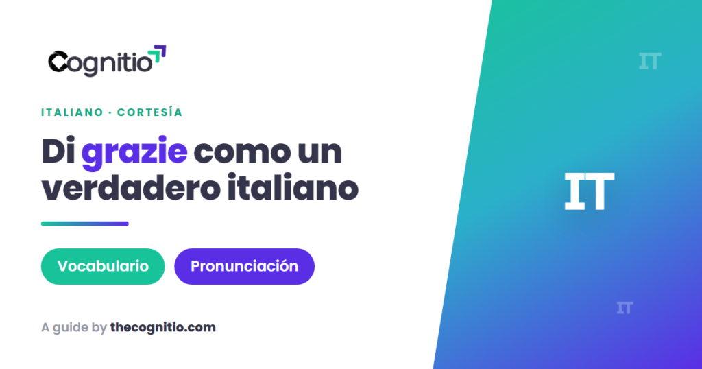 gracias en italiano
