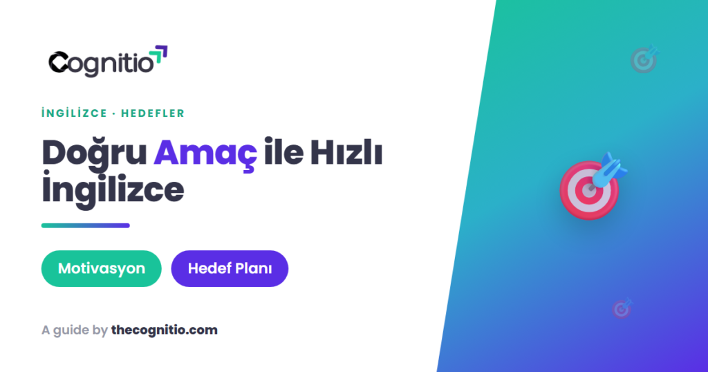 İngilizce öğrenme amaçları