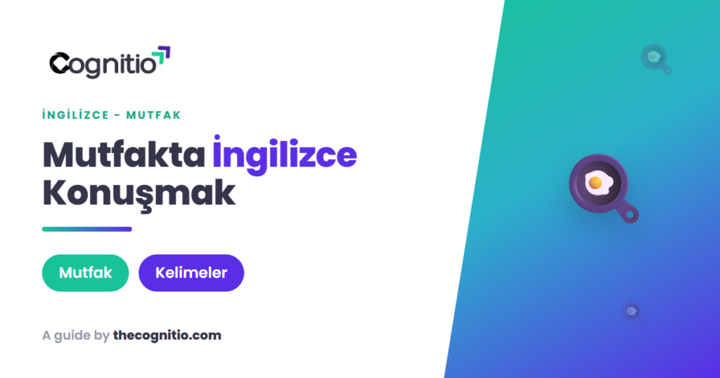 İngilizce yemek yapma kelimeleri
