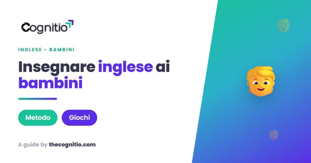 insegnare inglese ai bambini