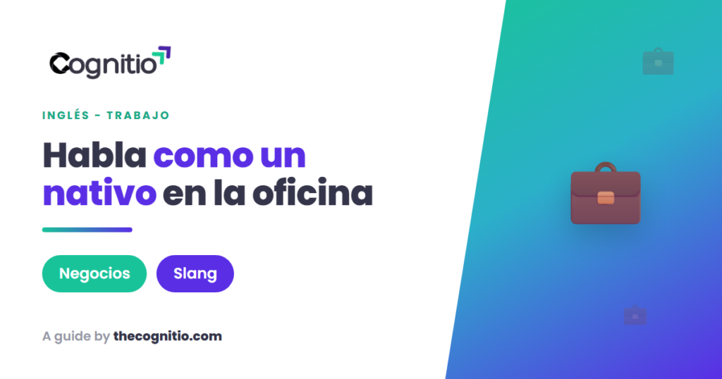 jerga laboral en inglés