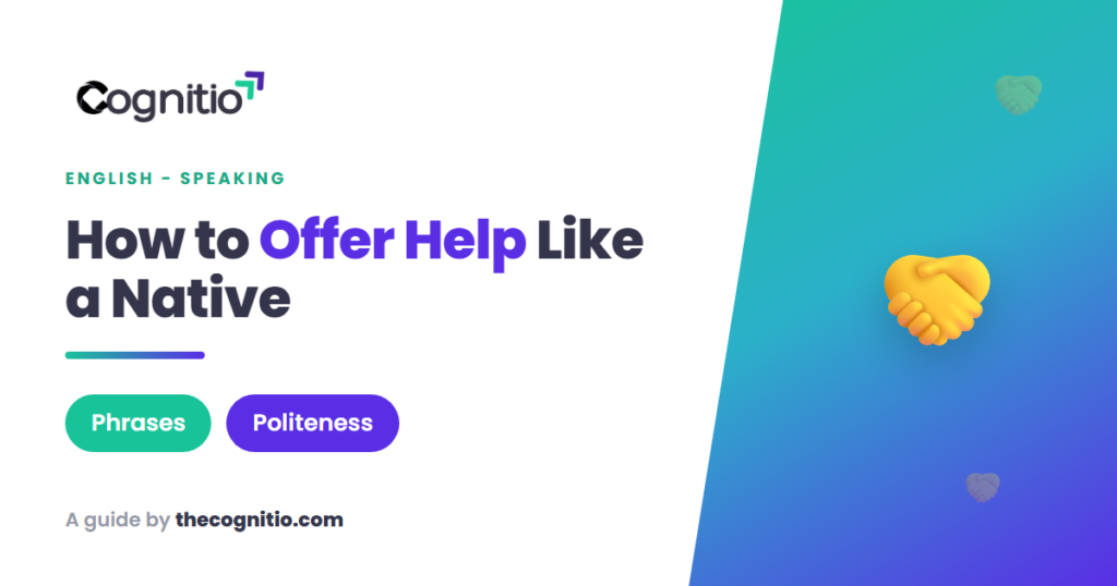 offer help in English
