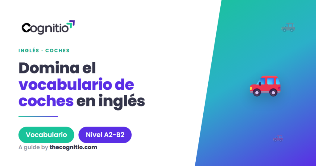 vocabulario de coches en inglés
